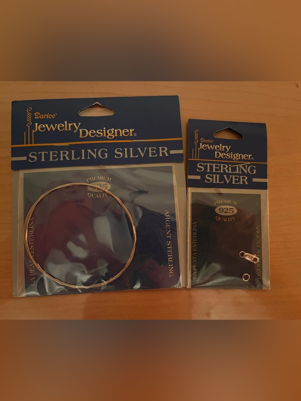 NWT Vintage Darice .925 Sterling Silver Jewelry Making Set – Wire + Clasp